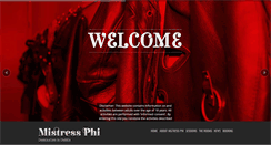 Desktop Screenshot of dublinmistressphi.com